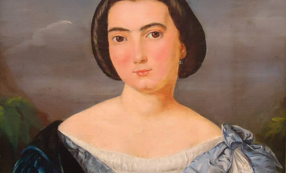 Artistas plásticas, cineastas, escritoras, fotógrafas, dançarinas, ceramistas, artesãs. A programação do Mês das Mulheres da Secretaria de Estado da Cultura destaca trabalhos importantes de mulheres protagonistas das artes no Paraná. Na foto, Mulher desconhecida, obra da pintora Íria Correia em meados do século XIX, em Paranaguá, Museu Paranaense - Foto: Divulgação SECC