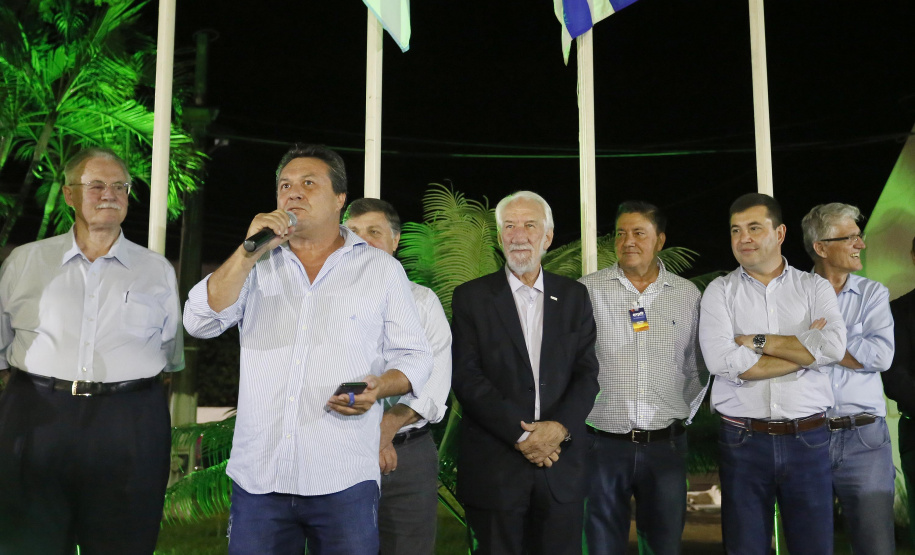 O governador em exercício Darci Piana, participa da abertura 45ª Expo Umuarama e 18ª Feira Internacional. Participaram: prefeito de Umuarama, Celso Pozzobom; os secretários: do Meio Ambiente e Recursos Hídricos, Márcio Nunes; da Agricultura, Norberto Ortigara; presidente da Sociedade Rural de Umuarama, Milton Gaiari; entre outros.Umuarama, 07-03-19.Foto: Arnaldo Alves / ANPr.
