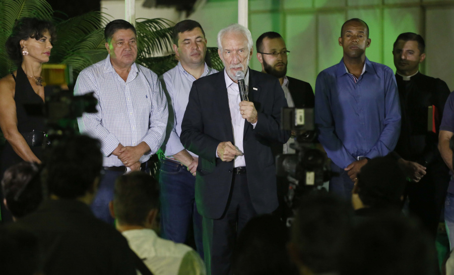 O governador em exercício Darci Piana, participa da abertura 45ª Expo Umuarama e 18ª Feira Internacional. Participaram: prefeito de Umuarama, Celso Pozzobom; os secretários: do Meio Ambiente e Recursos Hídricos, Márcio Nunes; da Agricultura, Norberto Ortigara; presidente da Sociedade Rural de Umuarama, Milton Gaiari; entre outros.Umuarama, 07-03-19.Foto: Arnaldo Alves / ANPr.