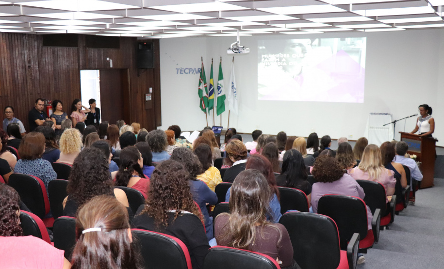 Colaboradoras do Tecpar participam de evento do Dia das Mulheres  -  Curitiba, 08/03/2019  -  Foto: Divulgação Tecpar