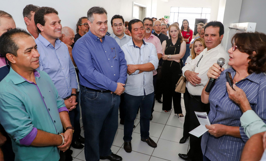 O Secretário de Estado da Saúde participou nesta sexta-feira (8) da inauguração do Ambulatório de Especialidades Dermatológicas, da Autarquia Municipal de Saúde (AMS) de Apucarana. - Apucarana, 08/03/2019 - Foto: Josias Profeta