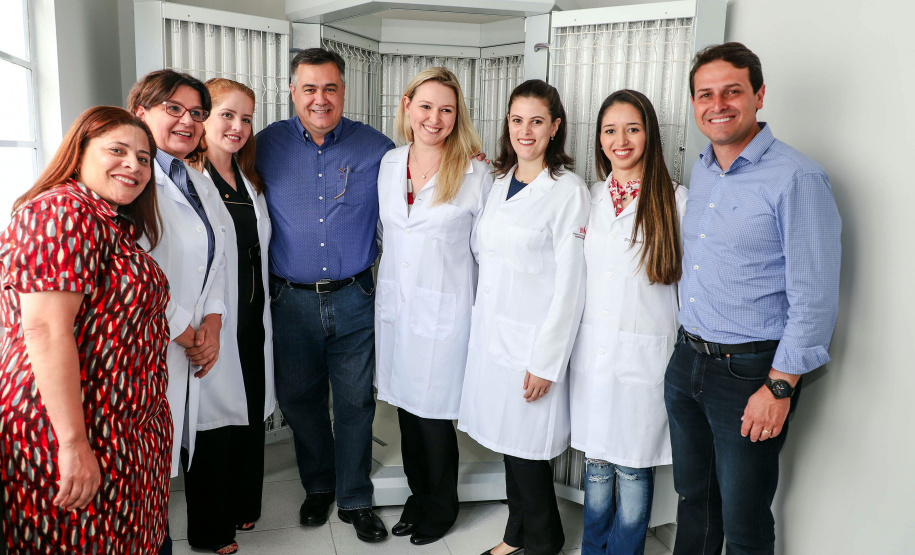 O Secretário de Estado da Saúde participou nesta sexta-feira (8) da inauguração do Ambulatório de Especialidades Dermatológicas, da Autarquia Municipal de Saúde (AMS) de Apucarana. - Apucarana, 08/03/2019 - Foto: Josias Profeta