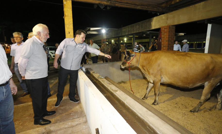 O governador em exercício Darci Piana, participa da abertura da 48ª Exposição Paranavaí - Feira Agropecuária e Industrial de Paranavaí, região noroeste do Estado. Presentes: presidente da Sociedade Rural do Noroeste do Paraná, Mario Helio de Almeida; secretário de Agricultura, Norbeto Ortigara; entre outros.Paranavaí, 08-03-19.Foto: Arnaldo Alves / ANPr.