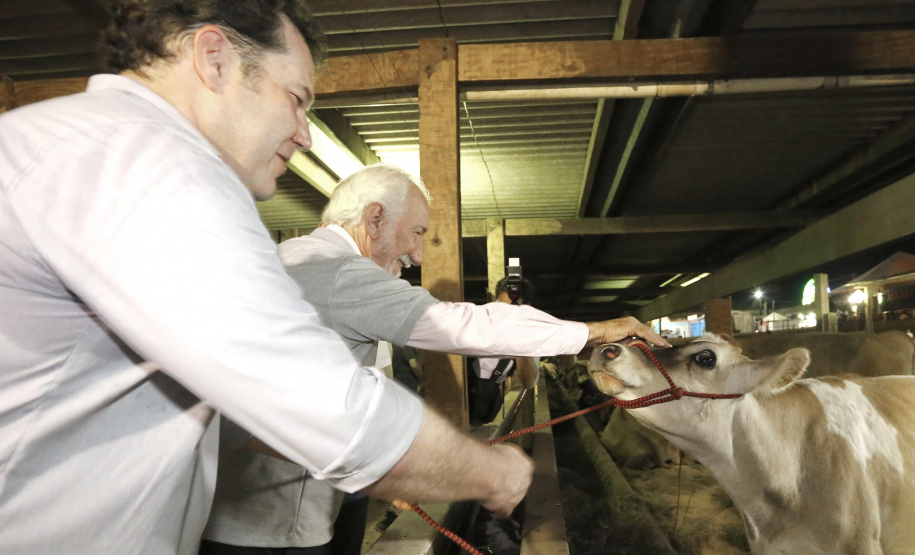O governador em exercício Darci Piana, participa da abertura da 48ª Exposição Paranavaí - Feira Agropecuária e Industrial de Paranavaí, região noroeste do Estado. Presentes: presidente da Sociedade Rural do Noroeste do Paraná, Mario Helio de Almeida; secretário de Agricultura, Norbeto Ortigara; entre outros.Paranavaí, 08-03-19.Foto: Arnaldo Alves / ANPr.