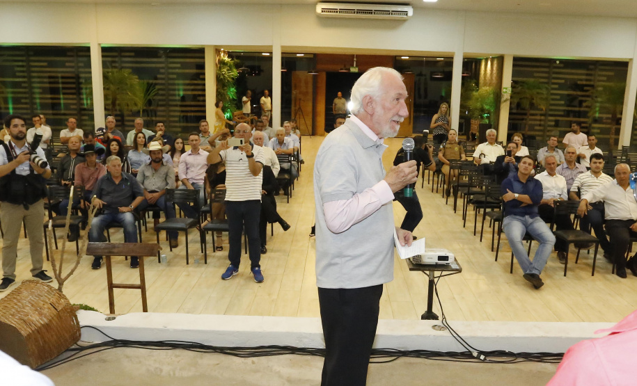 O governador em exercício Darci Piana, participa da abertura da 48ª Exposição Paranavaí - Feira Agropecuária e Industrial de Paranavaí, região noroeste do Estado. Presentes: presidente da Sociedade Rural do Noroeste do Paraná, Mario Helio de Almeida; secretário de Agricultura, Norbeto Ortigara; entre outros.Paranavaí, 08-03-19.Foto: Arnaldo Alves / ANPr.