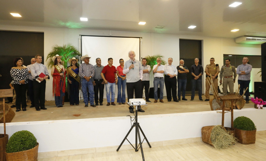O governador em exercício Darci Piana, participa da abertura da 48ª Exposição Paranavaí - Feira Agropecuária e Industrial de Paranavaí, região noroeste do Estado. Presentes: presidente da Sociedade Rural do Noroeste do Paraná, Mario Helio de Almeida; secretário de Agricultura, Norbeto Ortigara; entre outros.Paranavaí, 08-03-19.Foto: Arnaldo Alves / ANPr.