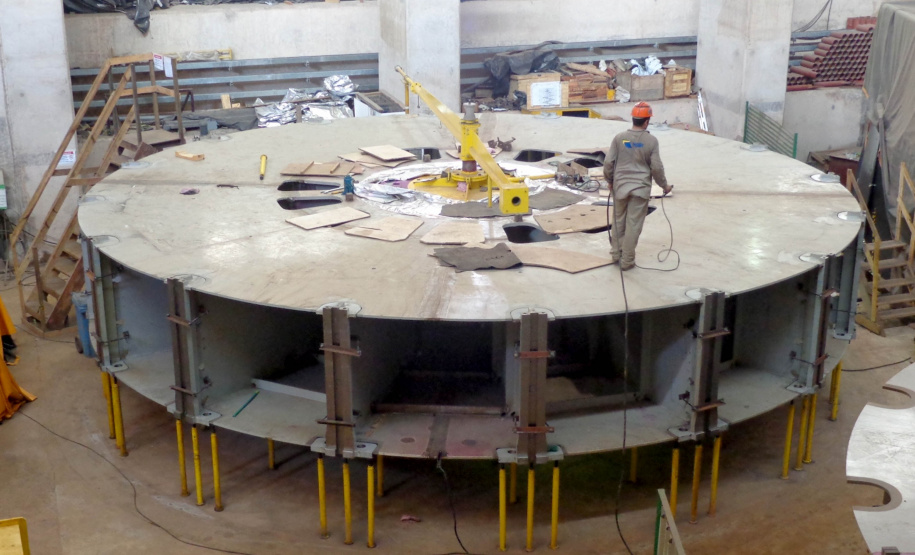 A Usina Colíder conta com mais duas unidades geradoras, que estão em fase final de montagem e testes.Foto: Divulgação/Copel