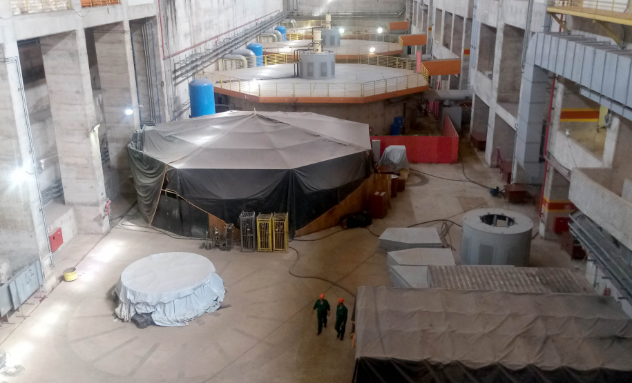 A Usina Colíder conta com mais duas unidades geradoras, que estão em fase final de montagem e testes.Foto: Divulgação/Copel