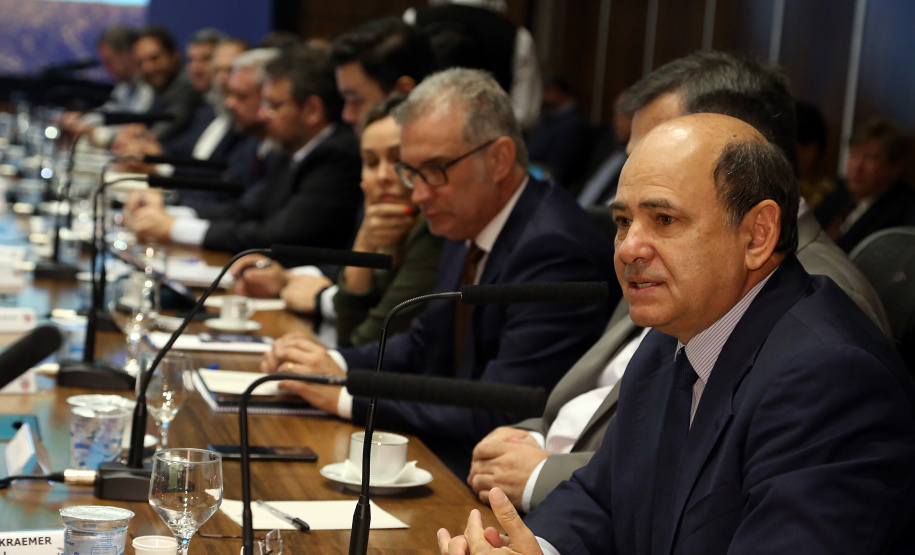 Reunião do secretariado coordenada pelo vice-governador Darci Piana.  -   Curitiba,  12/03/2019  -  Foto: Gilson Abreu/ANPr