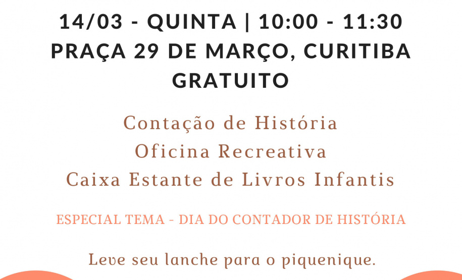 Biblioteca organiza mais um Piquenique Literário nesta quinta. Foto: BBP