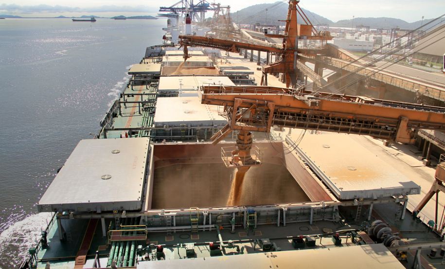 Desde o início da década, o valor exportado para o mercado chinês registrou crescimento de 167%, de US$ 2,276 bilhões para US$ 6,080 bilhões. Deste montante, a soja em grão respondeu por 80% (US$ 4,920 bilhões). Foto: Fábio Scremin/Arquivo - APPA