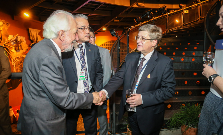 O vice governador Darci Piana no Memorial de Curitiba durante a abertura da 1ª Reunião do Grupo BRICS 2019, grupo econômico formado por autoridades do Brasil, Rússia, Índia, China e África do Sul para debater questões econômicas relacionadas aos países. Curitiba, 13/03/2019 - Foto: Geraldo Bubniak/ANPr