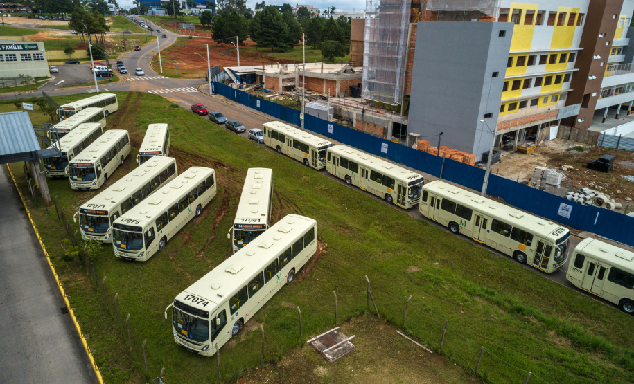 Novos Ônibus no Terminal de Pinhais. 15/03/2019
Foto: Maurilio Cheli