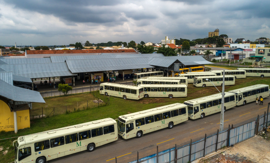 Novos Ônibus no Terminal de Pinhais. 15/03/2019
Foto: Maurilio Cheli