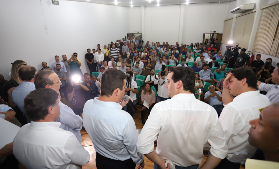 Governador Carlos Massa Ratinho Junior visita a Expo Umuarama e anuncia recursos para investimentos em infraestrutura e melhoria urbana no município. - Umuarama, 15/03/2019 - Foto: José Fernando Ogura/ANPr