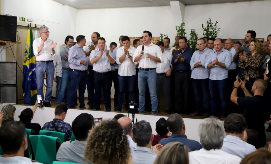 Governador Carlos Massa Ratinho Junior visita a Expo Umuarama e anuncia recursos para investimentos em infraestrutura e melhoria urbana no município. - Umuarama, 15/03/2019 - Foto: José Fernando Ogura/ANPr