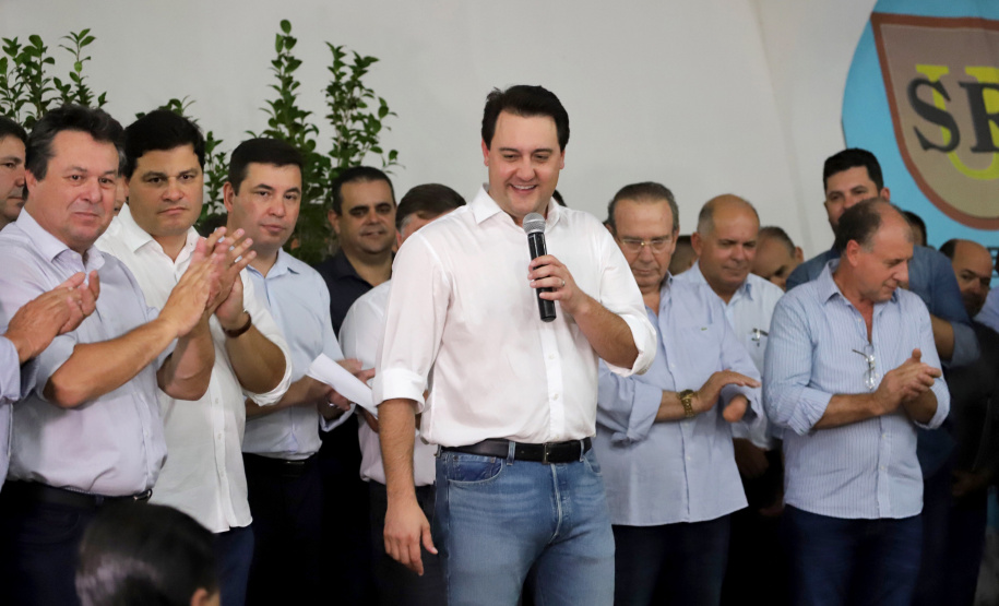 Governador Carlos Massa Ratinho Junior visita a Expo Umuarama e anuncia recursos para investimentos em infraestrutura e melhoria urbana no município. - Umuarama, 15/03/2019 - Foto: José Fernando Ogura/ANPr