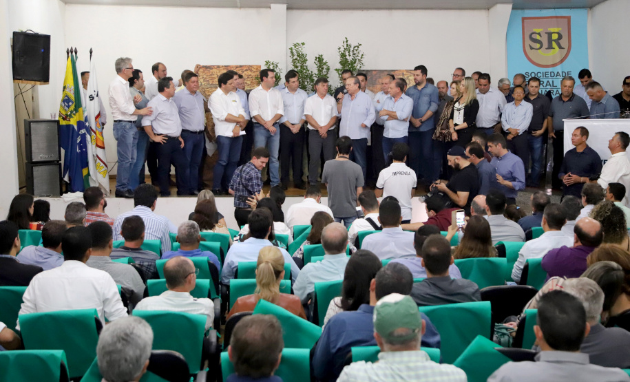 Governador Carlos Massa Ratinho Junior visita a Expo Umuarama e anuncia recursos para investimentos em infraestrutura e melhoria urbana no município. - Umuarama, 15/03/2019 - Foto: José Fernando Ogura/ANPr