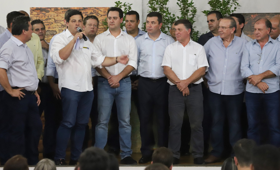 Governador Carlos Massa Ratinho Junior visita a Expo Umuarama e anuncia recursos para investimentos em infraestrutura e melhoria urbana no município. - Umuarama, 15/03/2019 - Foto: José Fernando Ogura/ANPr