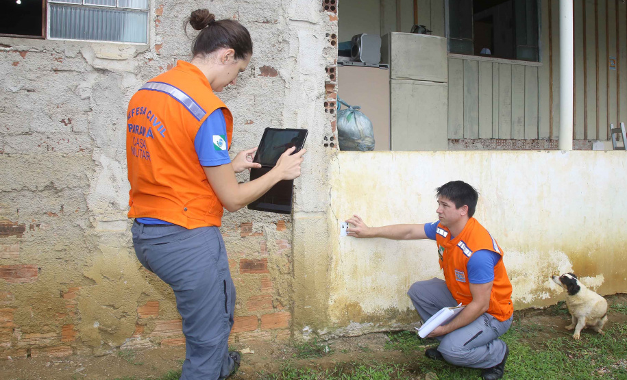 A Coordenadoria Estadual de Proteção e Defesa Civil realiza simulado de abandono com comunidade em área de risco de Morretes, no Litoral do Paraná. - Morretes, 16/03/2019 - Foto: Jaelson Lucas/ANPr