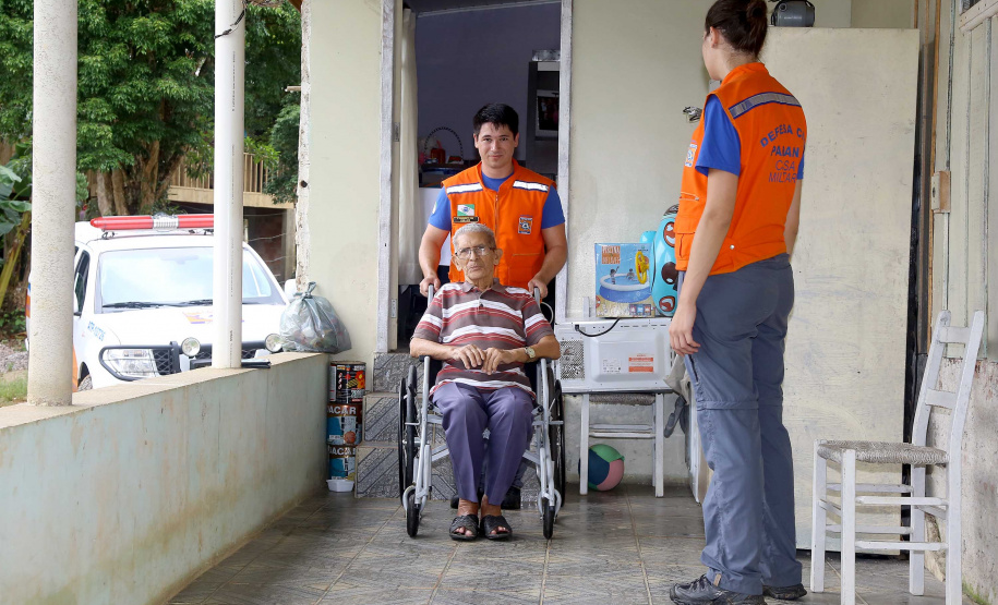 A Coordenadoria Estadual de Proteção e Defesa Civil realiza simulado de abandono com comunidade em área de risco de Morretes, no Litoral do Paraná. - Morretes, 16/03/2019 - Foto: Jaelson Lucas/ANPr