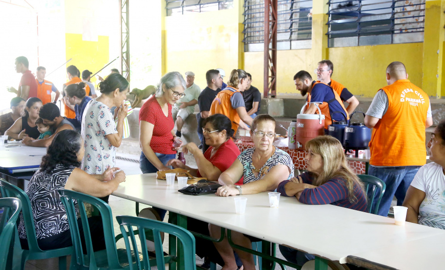 A Coordenadoria Estadual de Proteção e Defesa Civil realiza simulado de abandono com comunidade em área de risco de Morretes, no Litoral do Paraná. Morretes,16/03/2019 Foto:Jaelson Lucas ANPr