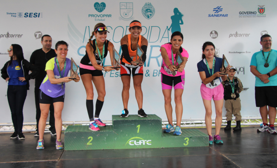 Em comemoração aos 67 anos do Batalhão de Polícia de Trânsito, 1,2 mil pessoas participaram da quarta edição da Corrida Solidária Provopar Estadual e BPTran neste domingo (17) em Curitiba. Os atletas, profissionais e amadores, correram 3 km, 5 km e 10 km em prol da solidariedade. Foto: Soldado Fernando Chauchuti/PMPR