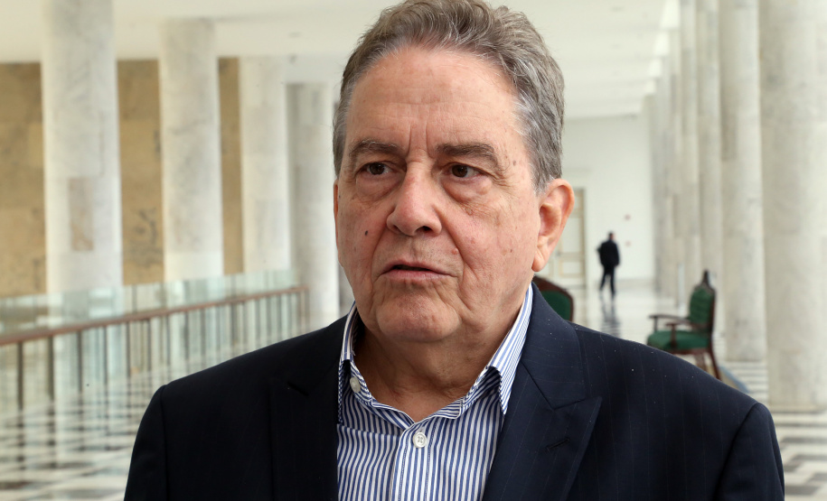 Almoço e apresentação do Plano de Metas do Governo,com governador Carlos Massa Ratinho Junior , bancada federal, senadores e Paulo Rabello (foto). Foto de Gilson Abreu/ANPr