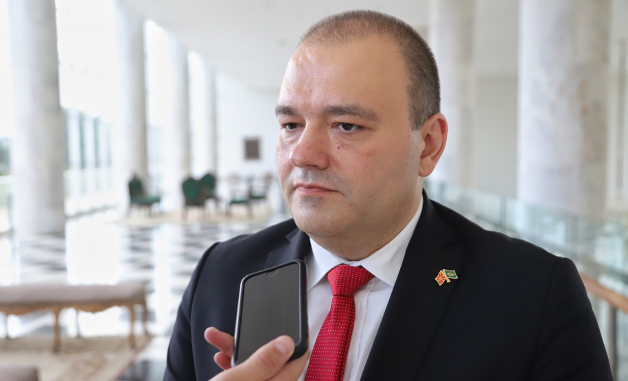 Vice-governador Darci Piana recebe o embaixador da República da Macedônia do Norte, Ivica Bocevski - Curitiba, 18/03/2019 - Foto: José Fernando Ogurta/ANPr
