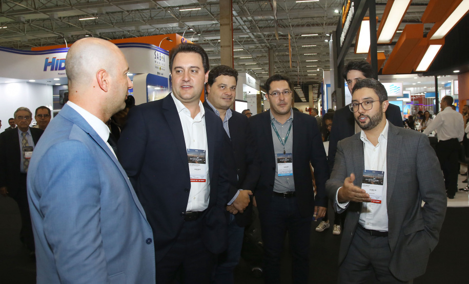 Governador Carlos Massa Ratinho Junior visita feira Intermodal em São Paulo. São Paulo,19/03/2019 - Foto:Jaelson Lucas / ANPr