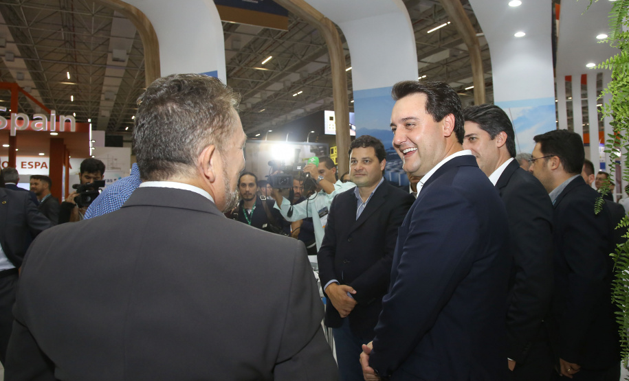 Governador Carlos Massa Ratinho Junior visita feira Intermodal em São Paulo. São Paulo,19/03/2019 - Foto:Jaelson Lucas / ANPr