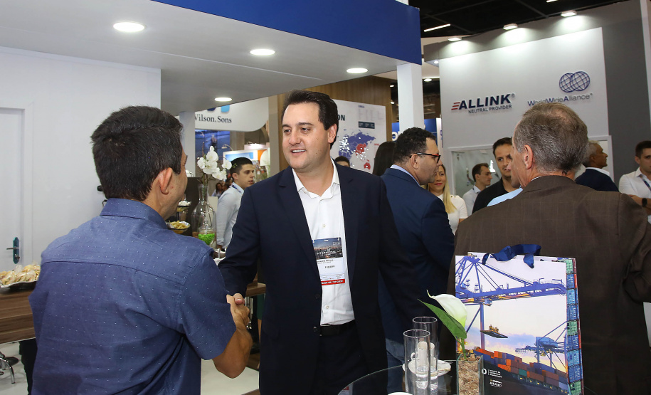 Governador Carlos Massa Ratinho Junior visita feira Intermodal em São Paulo. São Paulo,19/03/2019 - Foto:Jaelson Lucas / ANPr