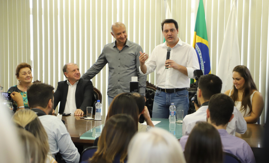 Governador Carlos Massa Ratinho Junior libera recursos para pavimentação asfáltica em Araucária. - Araucária, 20/03/2019 - Foto: José Fernando Ogura/ANPr