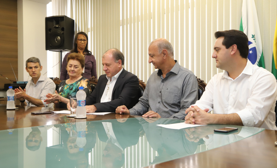 Governador Carlos Massa Ratinho Junior libera recursos para pavimentação asfáltica em Araucária. - Araucária, 20/03/2019 - Foto: José Fernando Ogura/ANPr