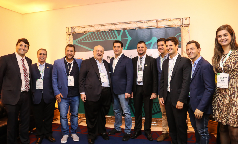 O governador Carlos Massa Ratinho Junior participa nesta quinta-feira (21), da segunda edição do Smart City Expo Curitiba 2019. Maior evento de cidades inteligentes do mundo, o Smart City acontece na Expo Barigui. Curitiba, 21/03/2019 - Foto: Gilson Abreu/ANPr