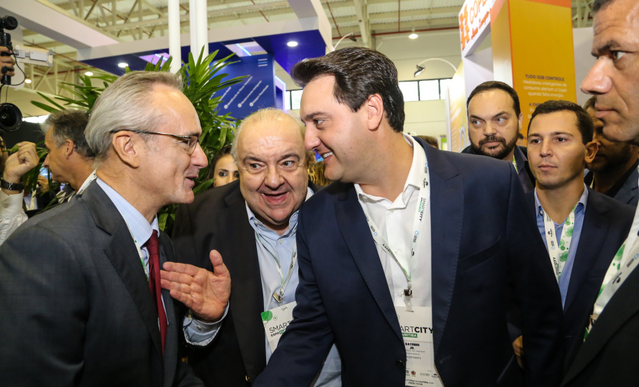 O governador Carlos Massa Ratinho Junior participa nesta quinta-feira (21), da segunda edição do Smart City Expo Curitiba 2019. Maior evento de cidades inteligentes do mundo, o Smart City acontece na Expo Barigui. Curitiba, 21/03/2019 - Foto: Gilson Abreu/ANPr