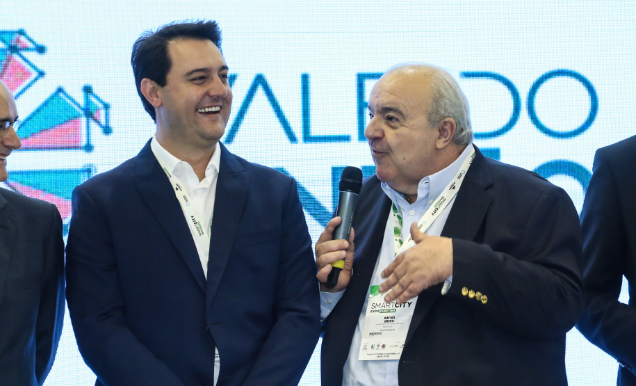 O governador Carlos Massa Ratinho Junior participa nesta quinta-feira (21), da segunda edição do Smart City Expo Curitiba 2019. Maior evento de cidades inteligentes do mundo, o Smart City acontece na Expo Barigui. Curitiba, 21/03/2019 - Foto: Gilson Abreu/ANPr
