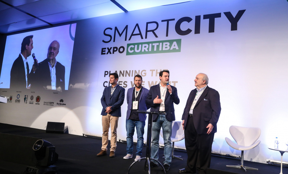O governador Carlos Massa Ratinho Junior participa nesta quinta-feira (21), da segunda edição do Smart City Expo Curitiba 2019. Maior evento de cidades inteligentes do mundo, o Smart City acontece na Expo Barigui. Curitiba, 21/03/2019 - Foto: Gilson Abreu/ANPr