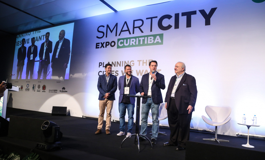 O governador Carlos Massa Ratinho Junior participa nesta quinta-feira (21), da segunda edição do Smart City Expo Curitiba 2019. Maior evento de cidades inteligentes do mundo, o Smart City acontece na Expo Barigui. Curitiba, 21/03/2019 - Foto: Gilson Abreu/ANPr