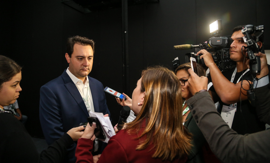 O governador Carlos Massa Ratinho Junior participa nesta quinta-feira (21), da segunda edição do Smart City Expo Curitiba 2019. Maior evento de cidades inteligentes do mundo, o Smart City acontece na Expo Barigui. Curitiba, 21/03/2019 - Foto: Gilson Abreu/ANPr