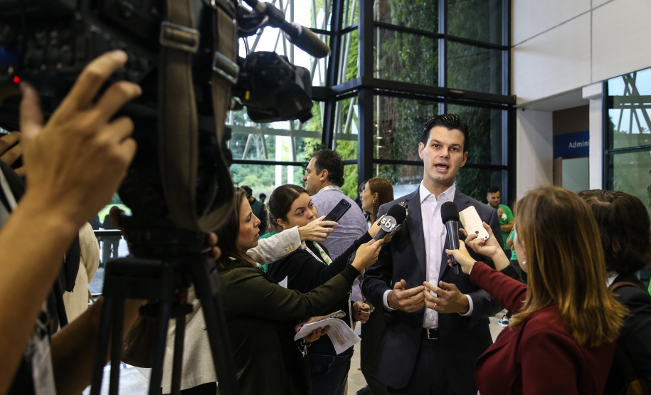 Vice governador Darci Piana participa da segunda edição do Smart City Expo Curitiba 2019. Maior evento de cidades inteligentes do mundo, o Smart City acontece na Expo Barigui. Curitiba, 21/03/2019 - Foto: Gilson Abreu/ANPr