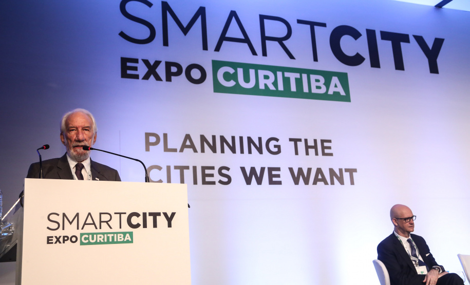 Vice governador Darci Piana participa da segunda edição do Smart City Expo Curitiba 2019. Maior evento de cidades inteligentes do mundo, o Smart City acontece na Expo Barigui. Curitiba, 21/03/2019 - Foto: Gilson Abreu/ANPr