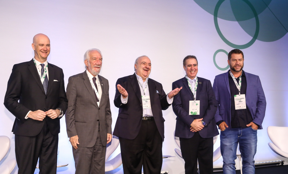 Vice governador Darci Piana participa da segunda edição do Smart City Expo Curitiba 2019. Maior evento de cidades inteligentes do mundo, o Smart City acontece na Expo Barigui. Curitiba, 21/03/2019 - Foto: Gilson Abreu/ANPr