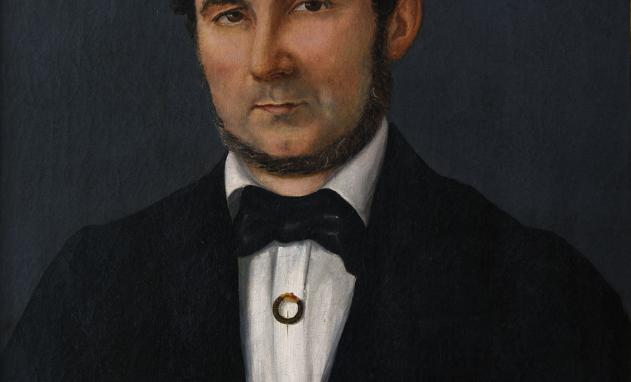 Cel. Joaquim Cândido Corrêa (pai de Iria Corrêa). Óleo sobre tela. 80 x 62 cm. Foto: Kraw Penas/SECC