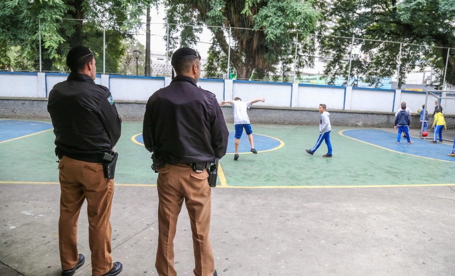 O Governo do Paraná iniciou o processo de seleção de policiais militares da reserva que vão participar da primeira etapa do programa Escola Segura.    Curitiba, 22/03/2019 -  Foto: Geraldo Bubniak/ANPr