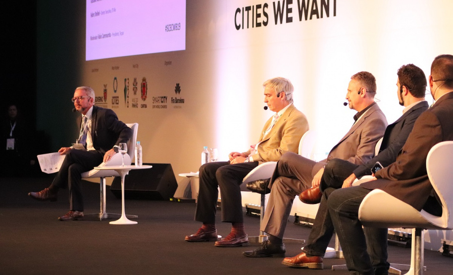 O Instituto de Tecnologia do Paraná (Tecpar) liderou o debate sobre governança em sociedades digitais nesta sexta-feira (22), segundo e último dia de programação do Smart City Expo Curitiba 2019, maior evento internacional sobre cidades inteligentes do mundo. Foto: Tecpar