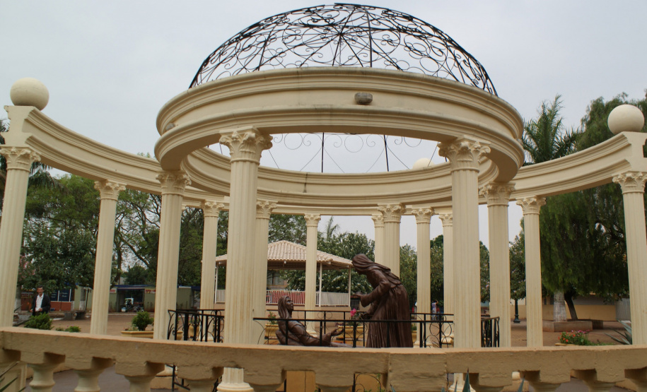 Santuário  Santa Rita de Cássia, em Lunardelli. Foto: José Fernando Ogura/ANPr