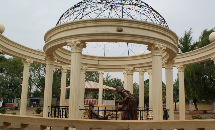 Santuário  Santa Rita de Cássia, em Lunardelli. Foto: José Fernando Ogura/ANPr