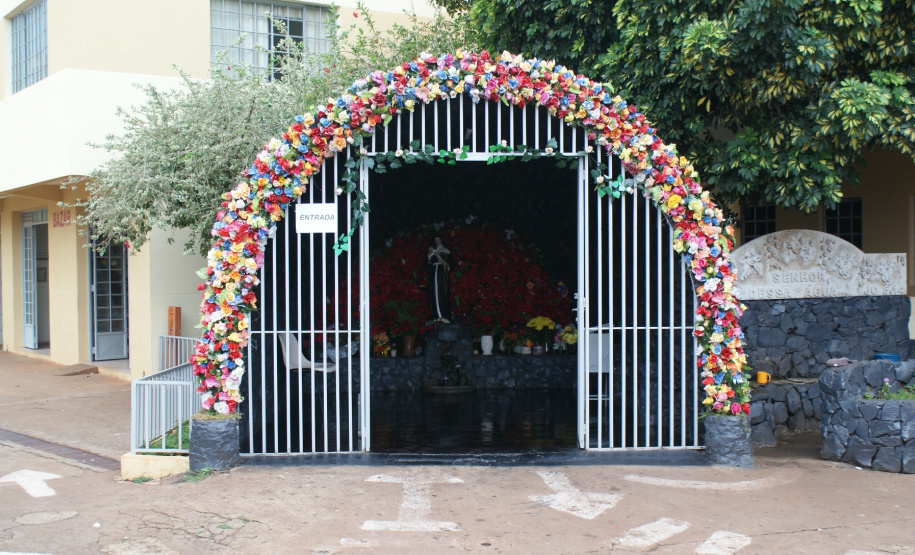Santuário  Santa Rita de Cássia, em Lunardelli. Foto: José Fernando Ogura/ANPr