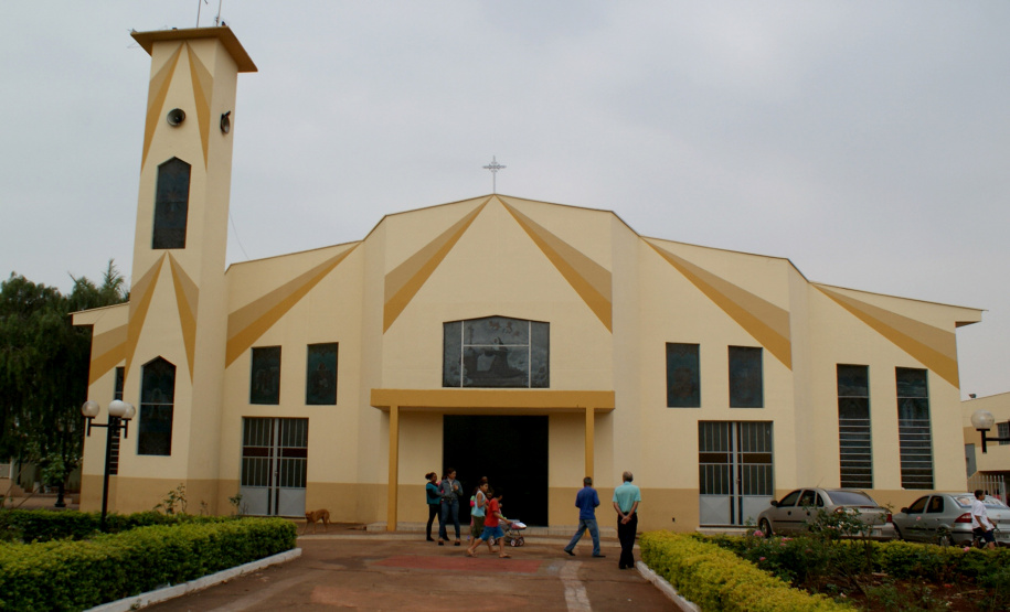 Santuário Santa Rita de Cássia, em Lunardelli. Foto: José Fernando Ogura/ANPr